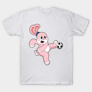 Rabbit Soccer Soccer player T-Shirt